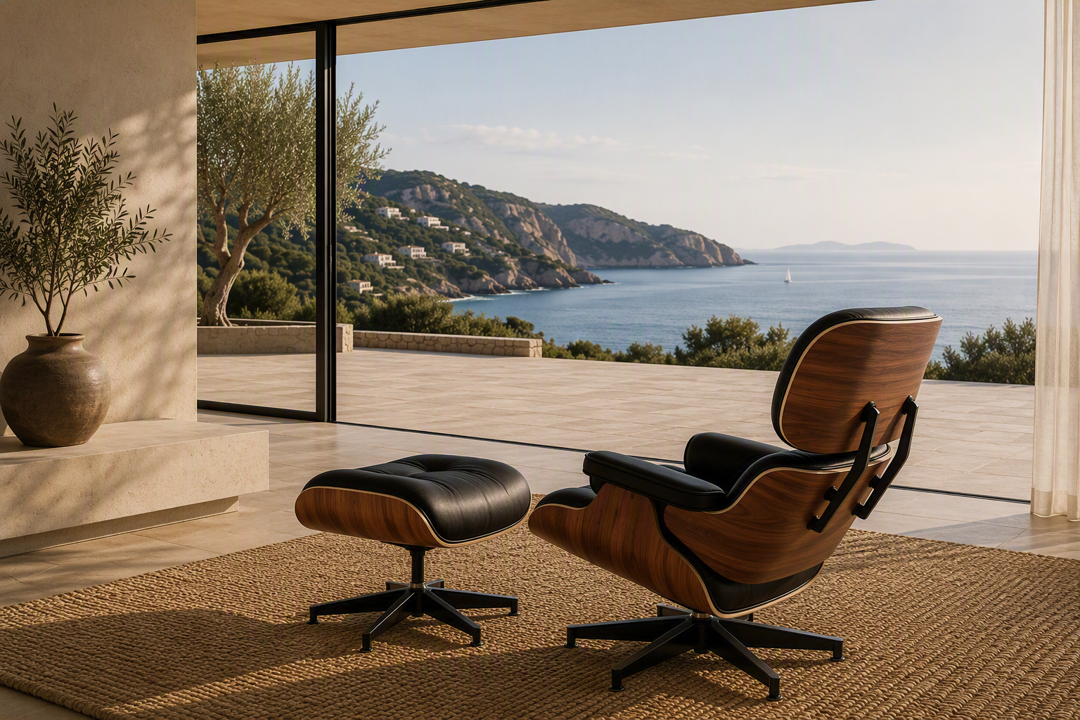 Salón con mobiliario de diseño Design Furniture